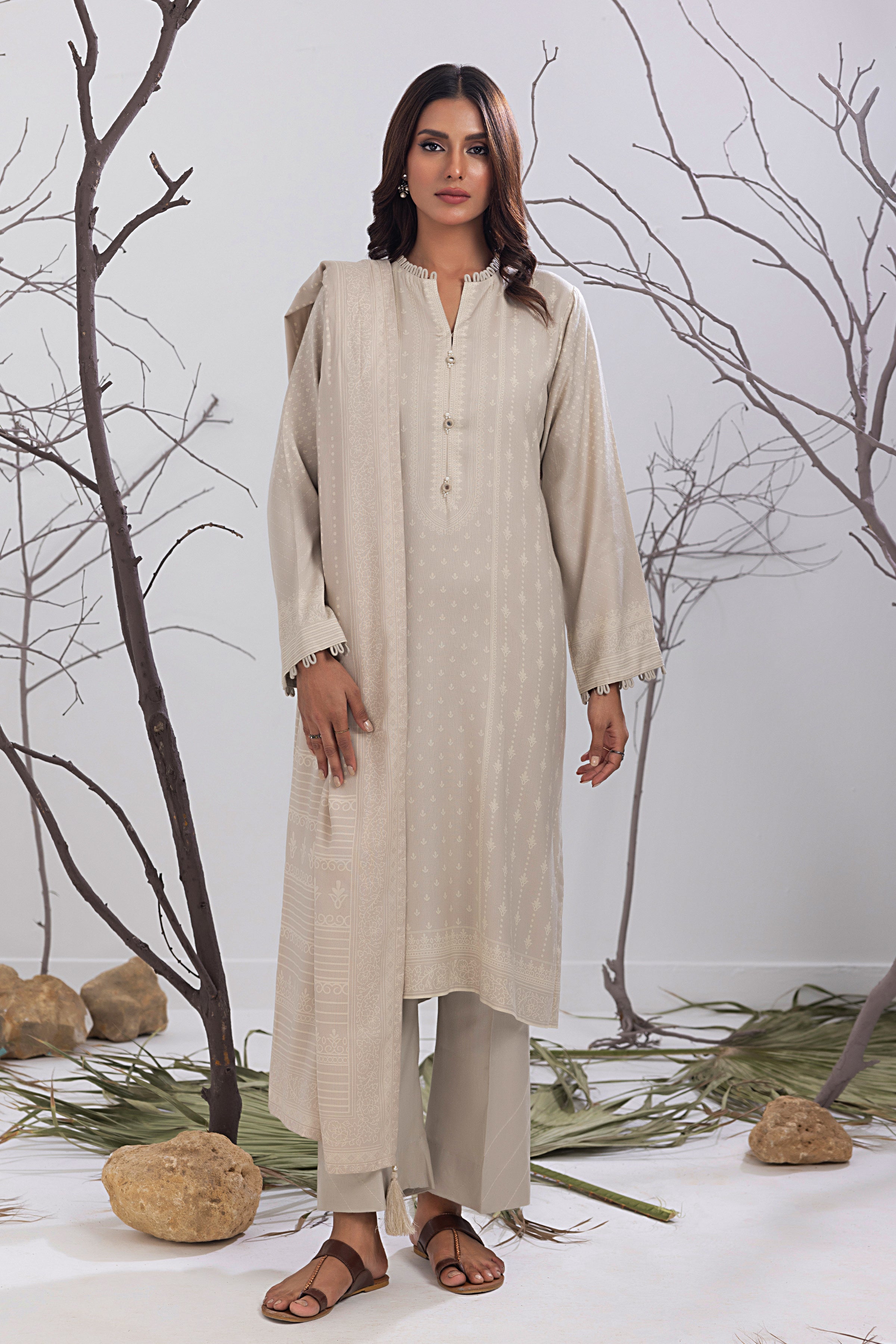 LSM Lakhany LG-SR-0153-A Winter Cashmi Vool Prints Online Shopping