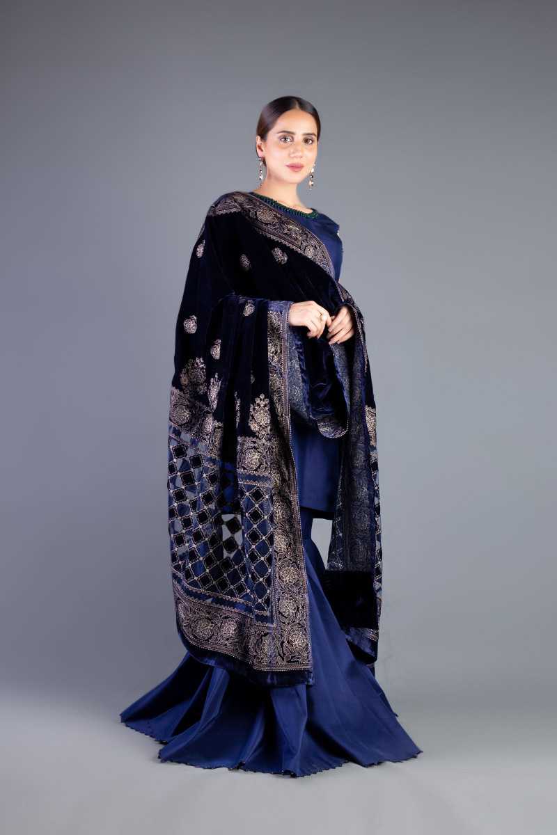 Bareeze Ambrosa 2 Shawl Ch3325 Black Shawl Collection 2021