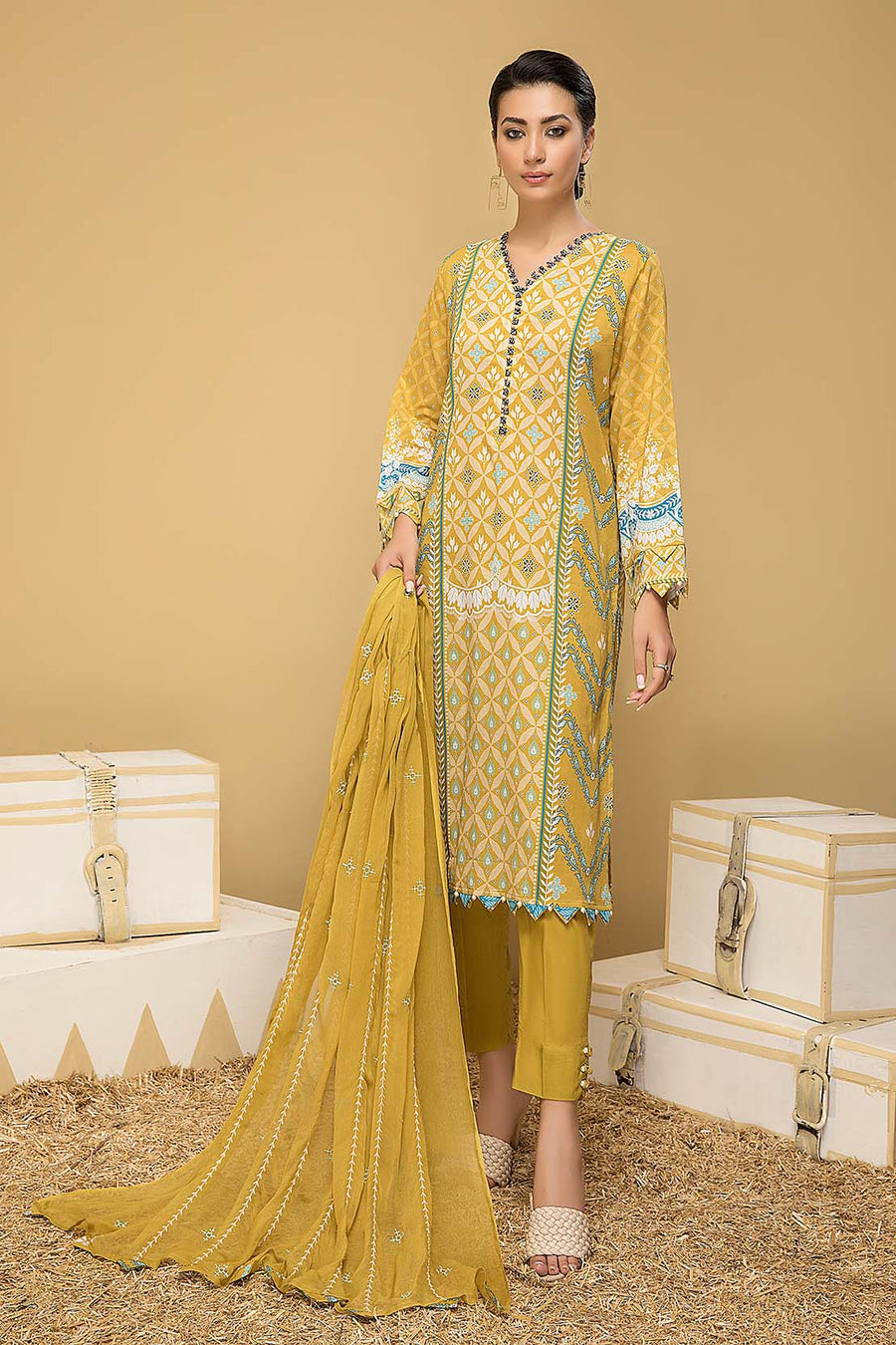 So Kamal DPL 1435 Luxury Lawn 2022 Online Shopping