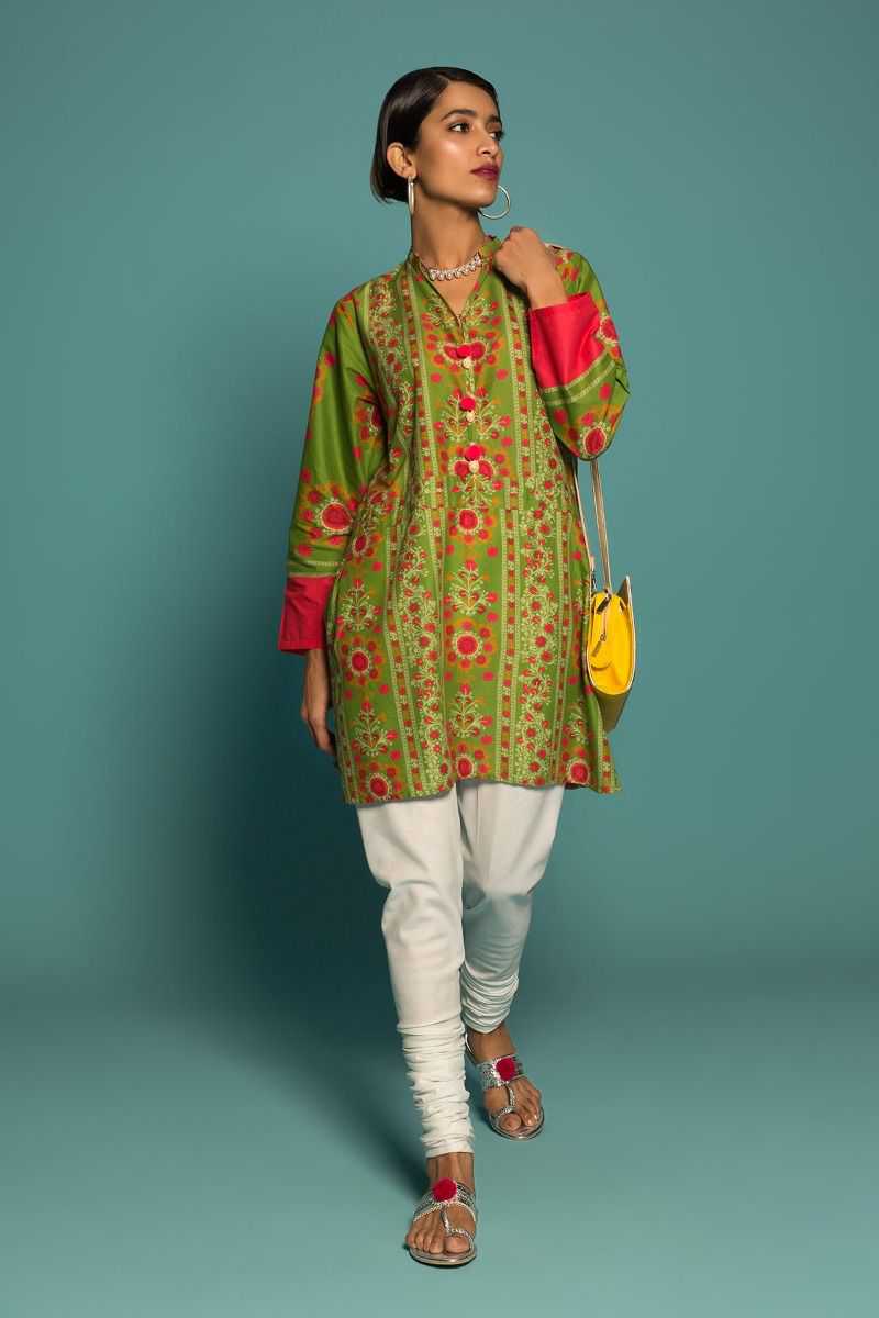 Khaadi Ready to Wear CTP20104-GREEN Pret 2020 | Khaadi Lawn 2020