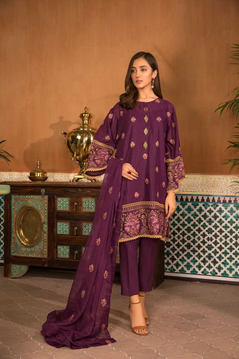 Bareeze Mela Range Bnl1030 Purple Collection 2021
