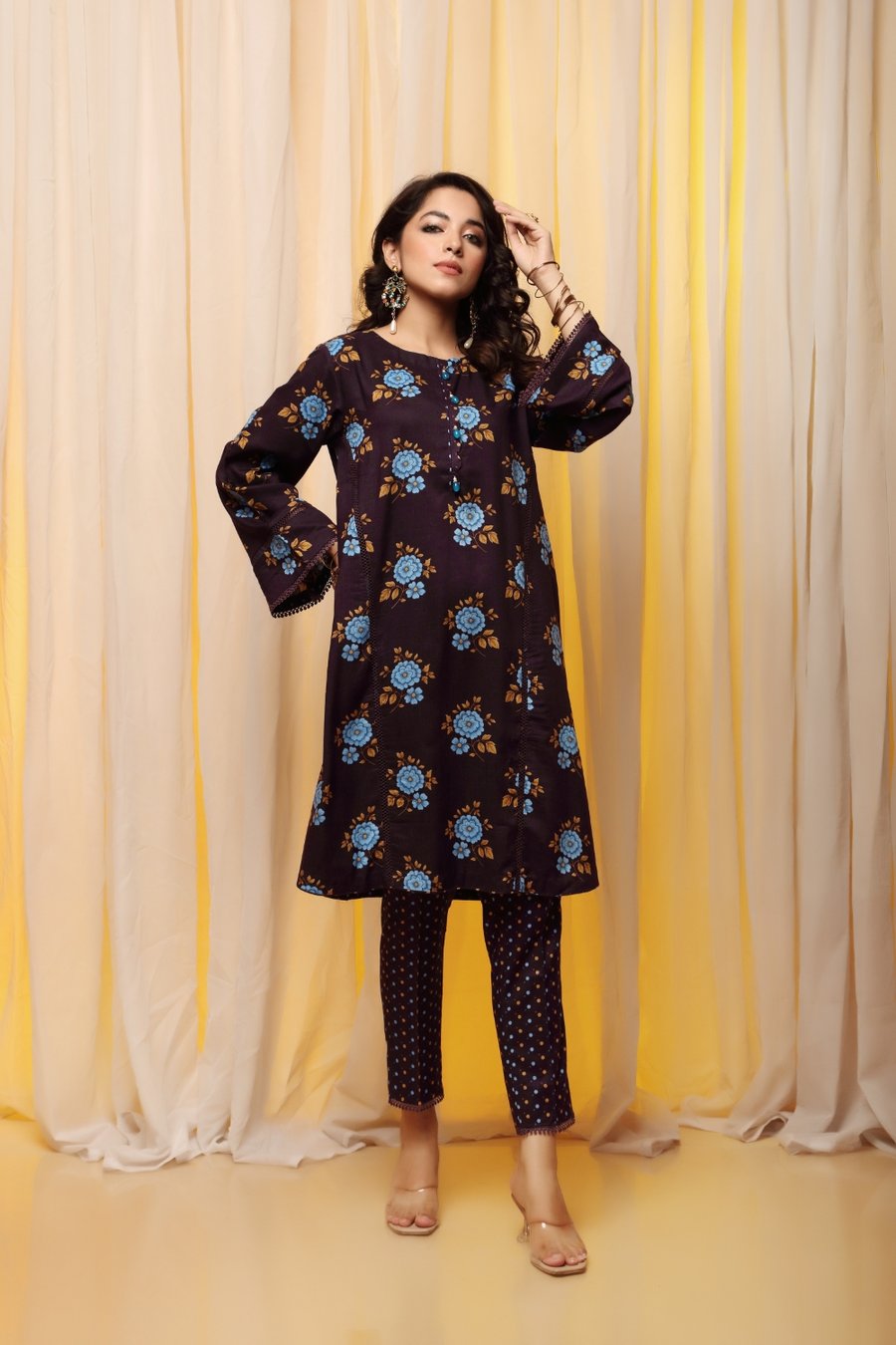 LF-HN21-1913C Ittehad Fall Collection 2021