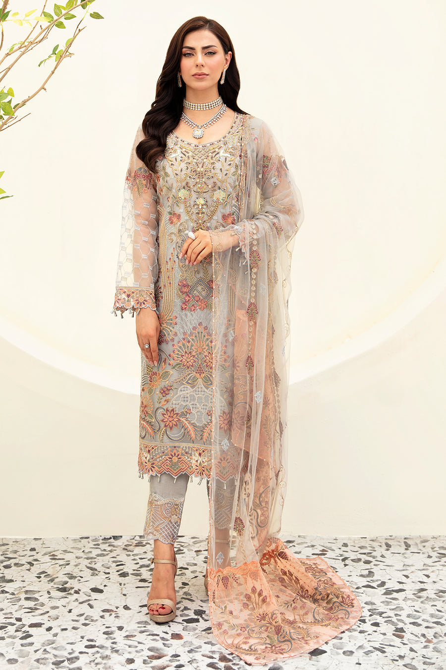 Ramsha M-909 Minhal Luxury Collection Vol-09 Online Shopping