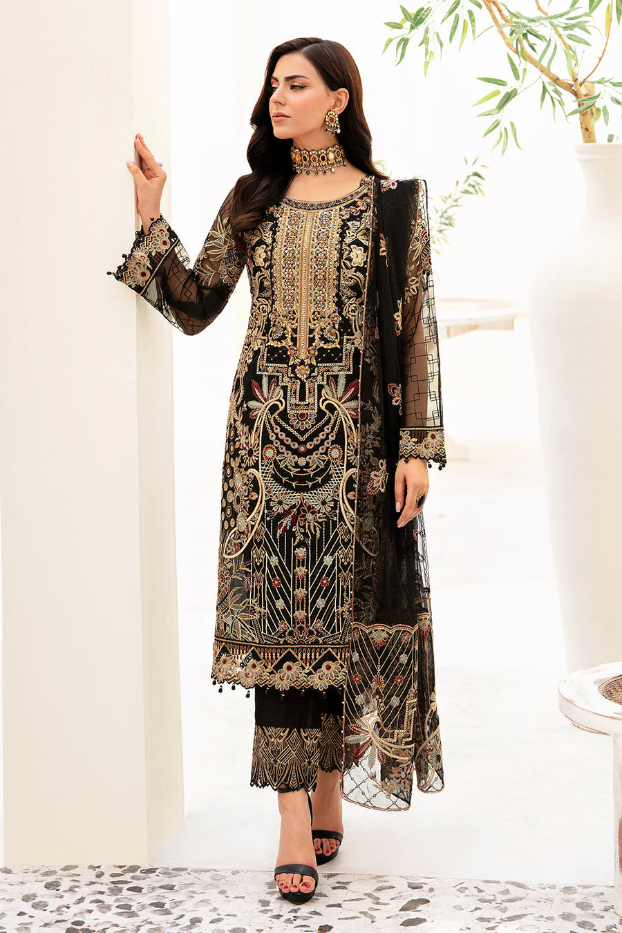 Ramsha M-906 Minhal Luxury Collection Vol-09 Online Shopping