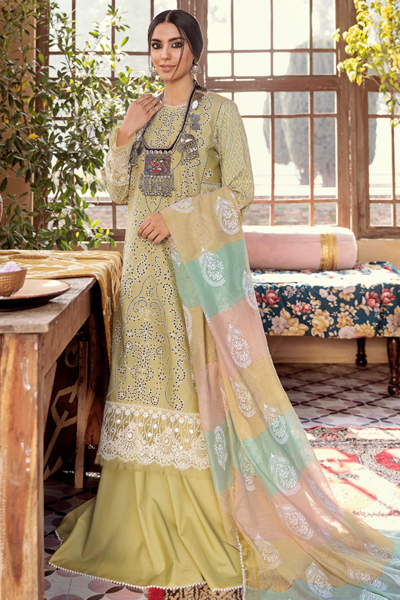 Qalamkar Nargis HL-04 Luxury Lawn 2,021