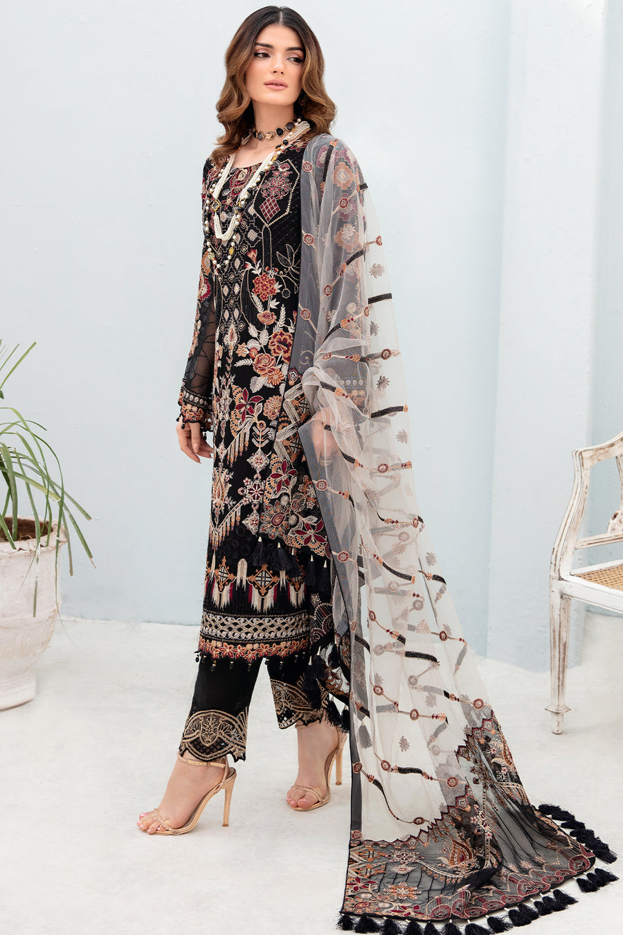 Ramsha A-707 Chevron Chiffon Collection Vol-7 Online Shopping