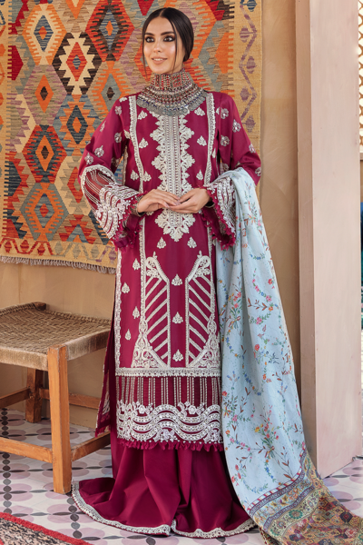 Qalamkar Gul E Daudi HL-10 Luxury Lawn 2,021