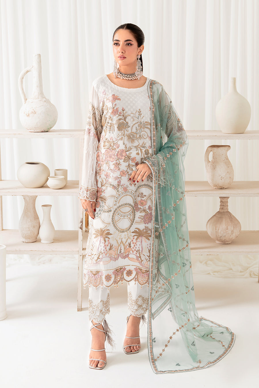 Ramsha D-1005 Rangoon Chiffon Collection Vol 10 Online Shopping