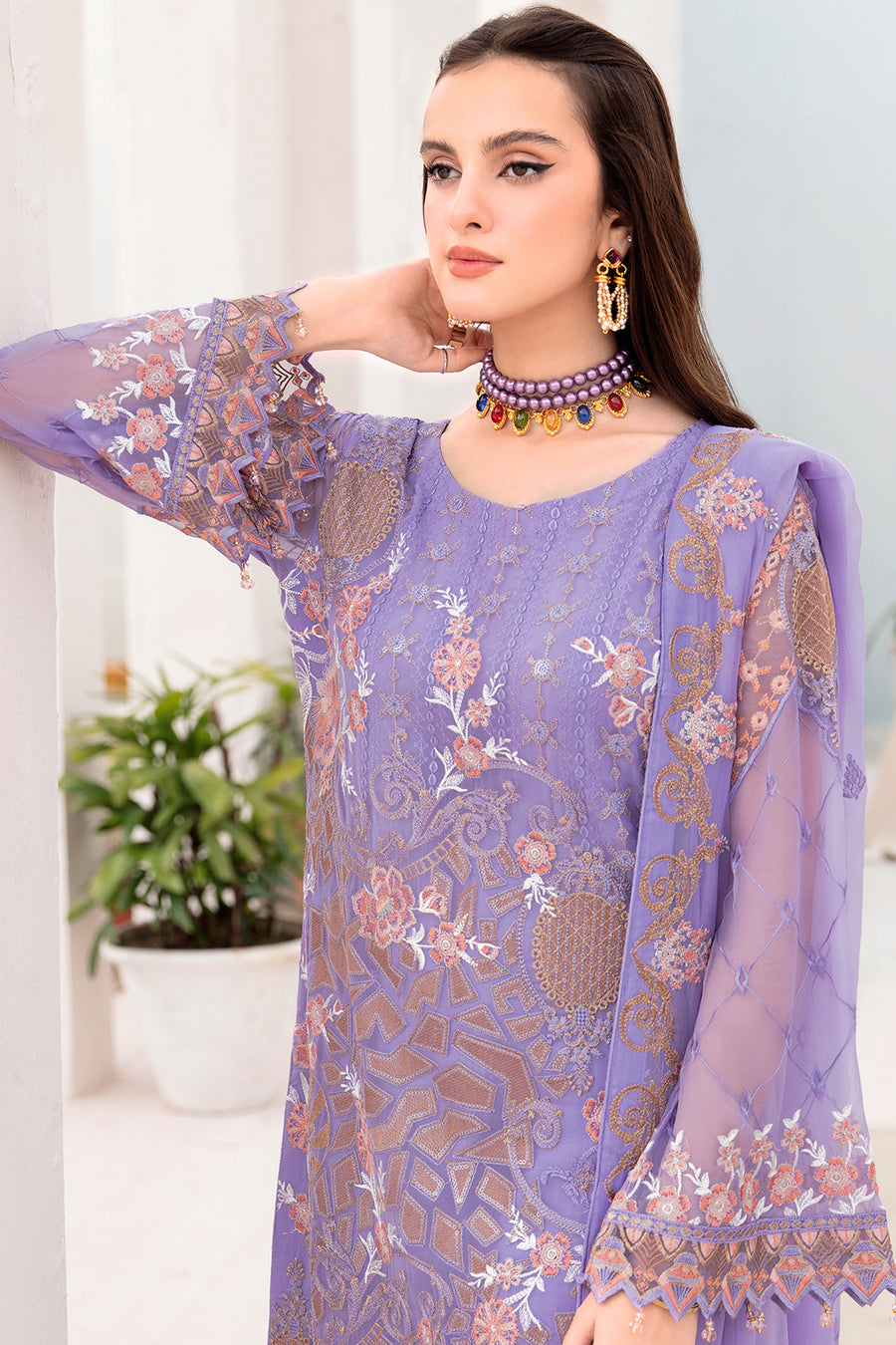 Ramsha A-711 Chevron Chiffon Collection Vol-7 Online Shopping