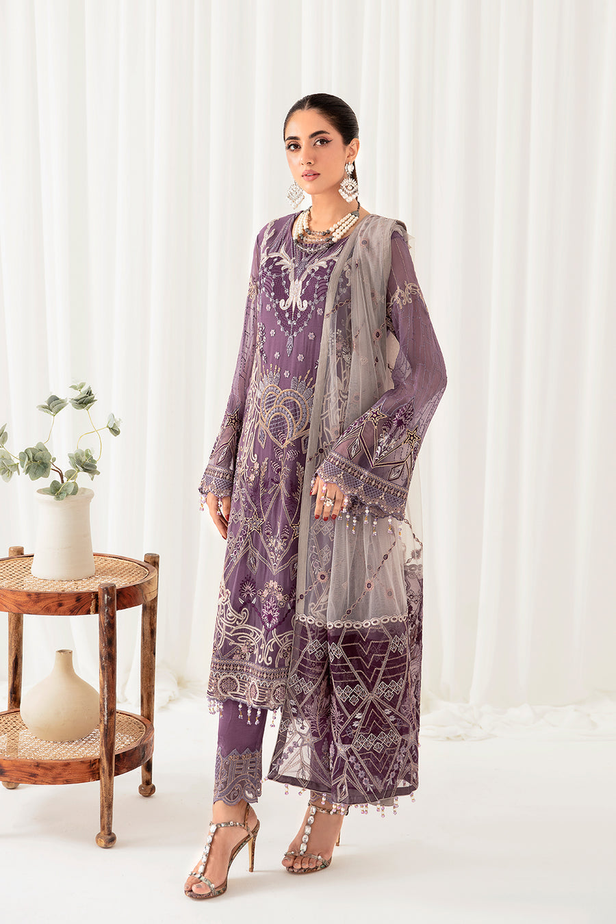 Ramsha D-1002 Rangoon Chiffon Collection Vol 10 Online Shopping
