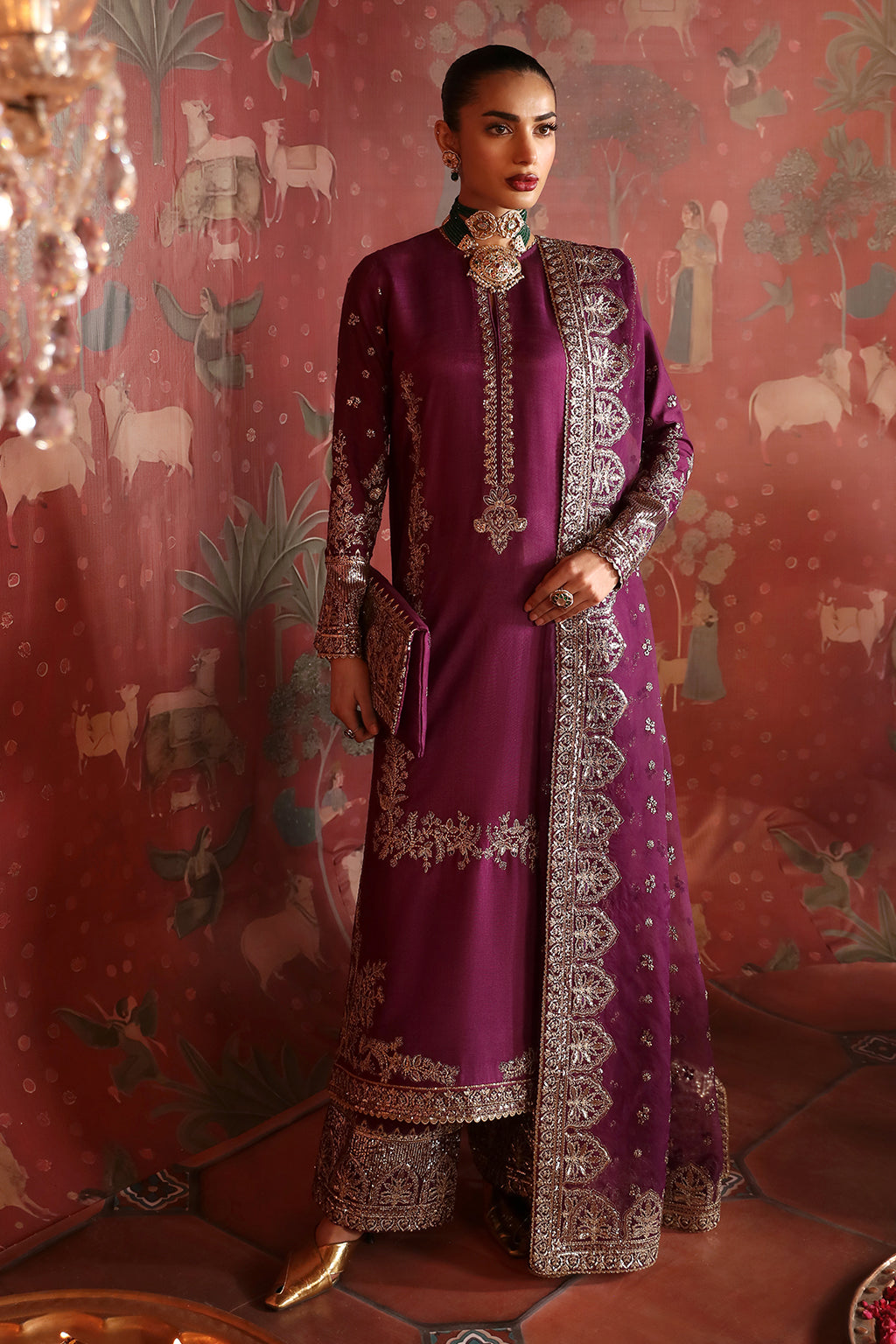Afrozeh Khushbu Divani Silk Edit Online Shopping