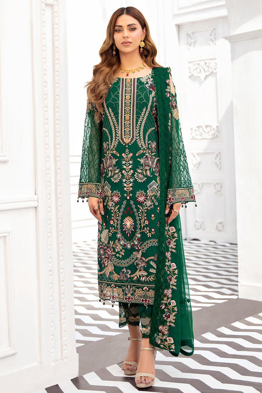 Ramsha D-802 Rangoon Chiffon Vol 8 2022 Online Shopping
