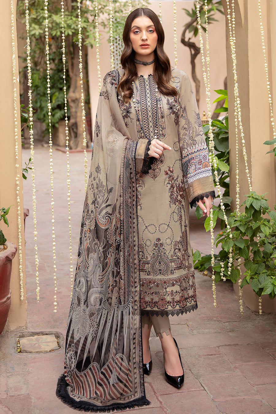 Ramsha Y-405 Riwayat Luxury Lawn Vol 2 2022 Online Shopping