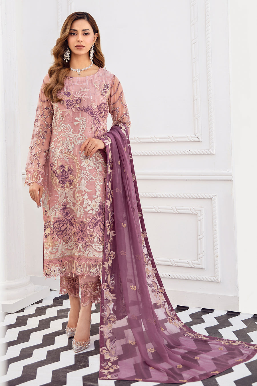 Ramsha D-803 Rangoon Chiffon Vol 8 2022 Online Shopping
