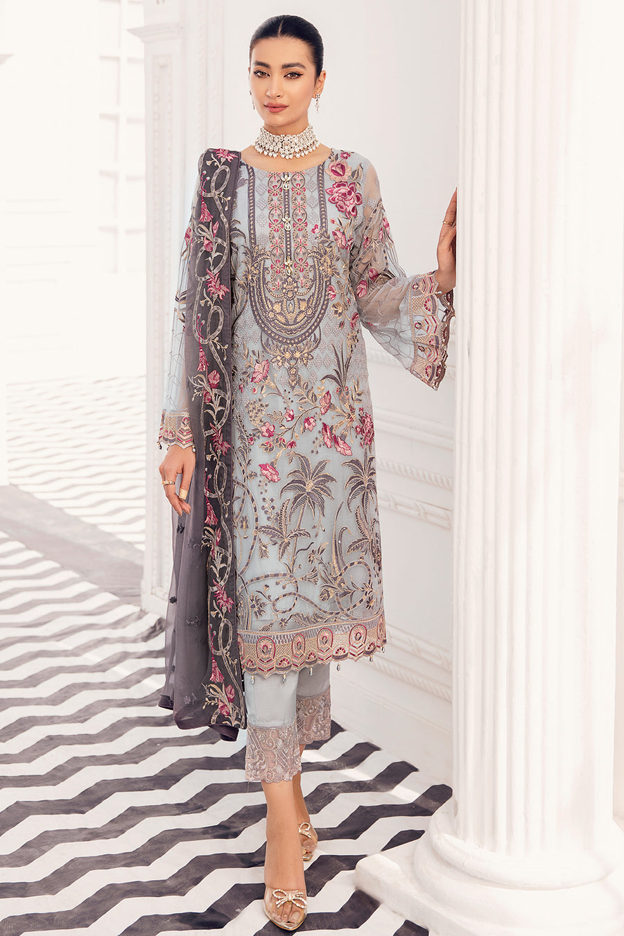 Ramsha D-807 Rangoon Chiffon Vol 8 2022 Online Shopping