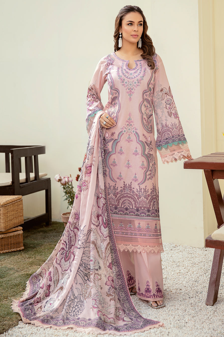 Ramsha L 302 Mashaal Lawn  2022 Online Shopping