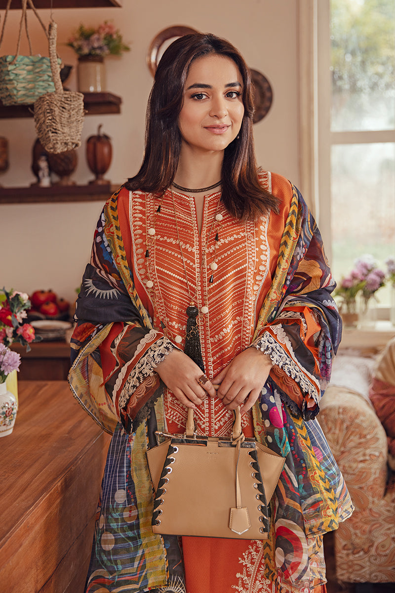 Carnation Rang Rasiya Online Luxury Lawn 2022