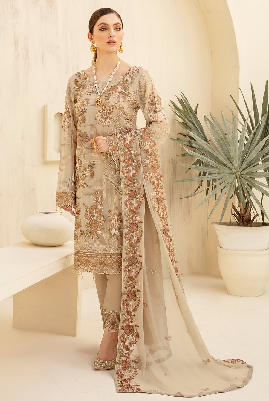 Ramsha D 704 Chiffon Volume 7 2021