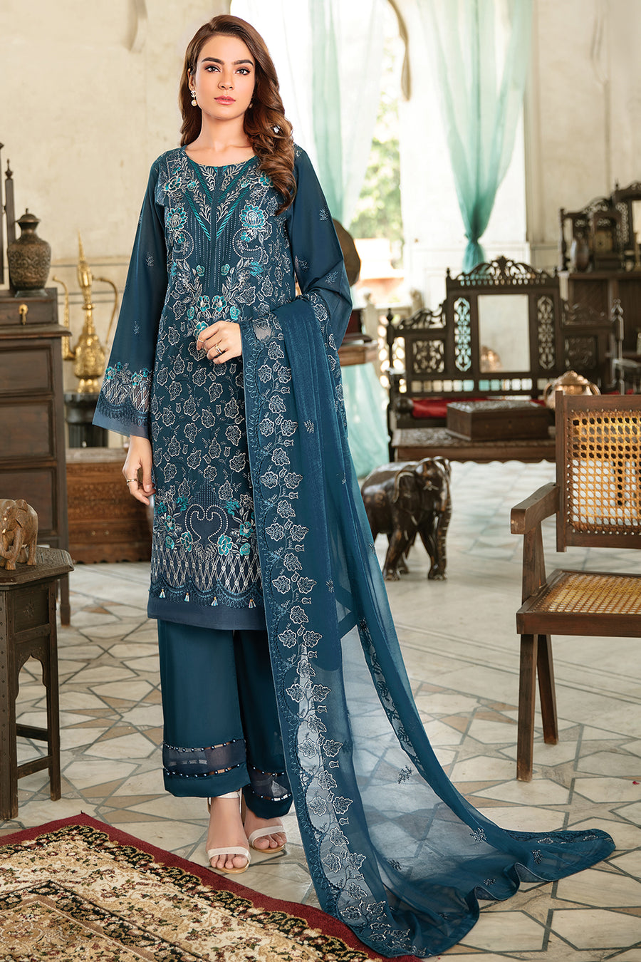 Ramsha Y-308 Riwayat Luxury Lawn Vol 1 2022 Online Shopping