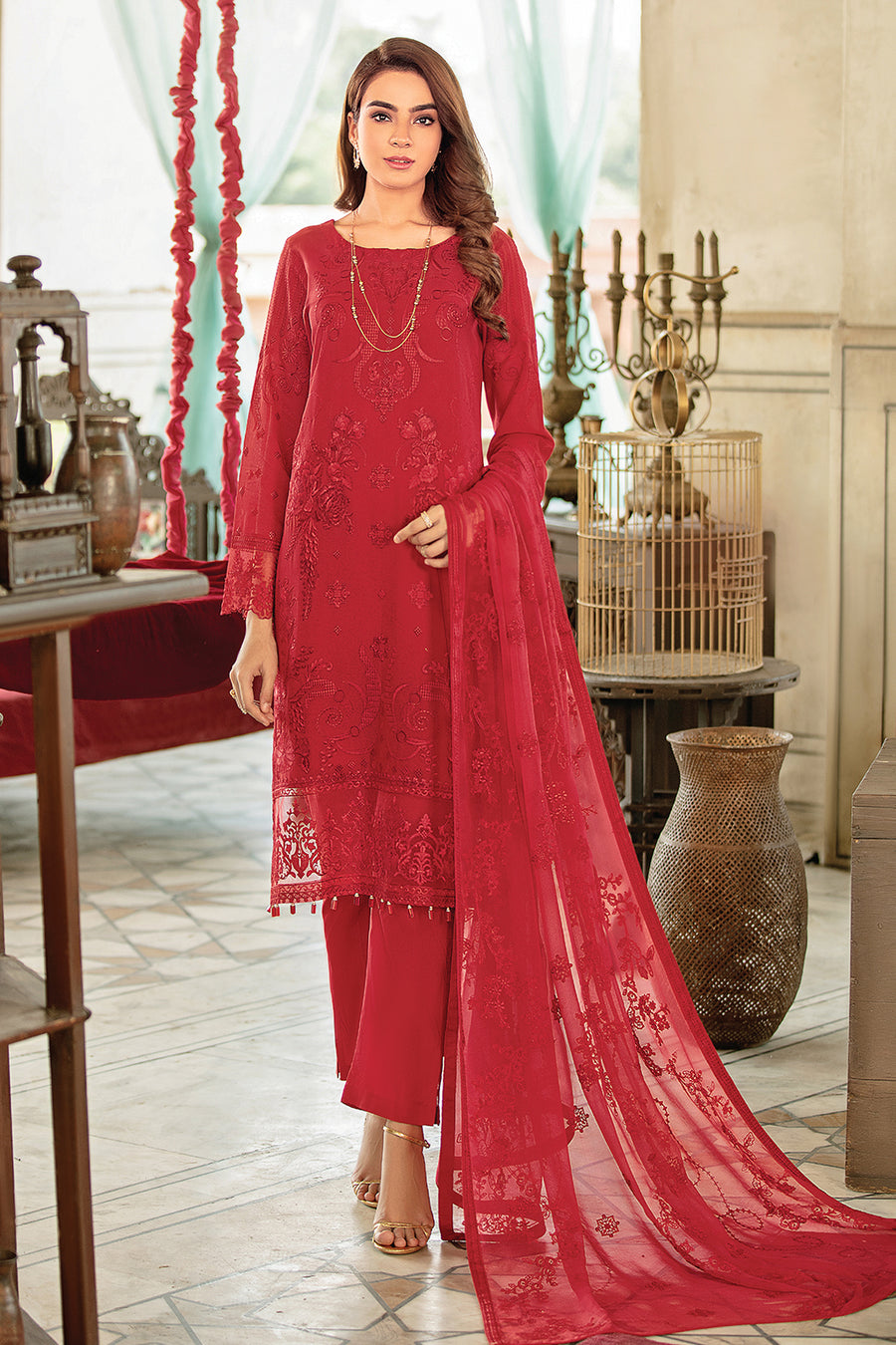 Ramsha Y-305 Riwayat Luxury Lawn Vol 1 2022 Online Shopping