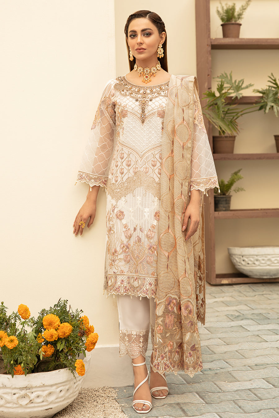 Ramsha M-509 Minhal Organza  2022 Online Shopping