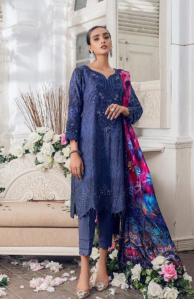 PPC-AZ-02 Al Zohaib Parizeh Premium Chikankari 2021