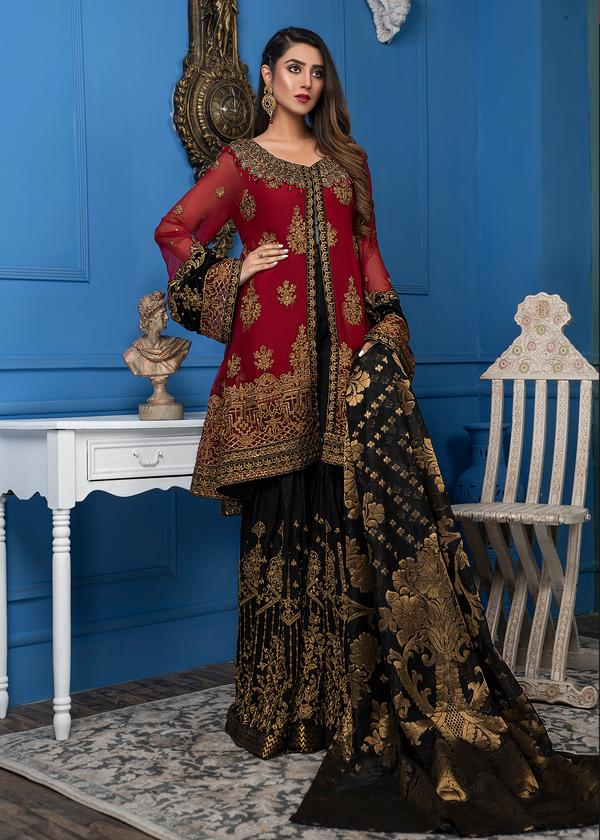 Akbar Aslam Maroon Oriole Formal Wear 2021