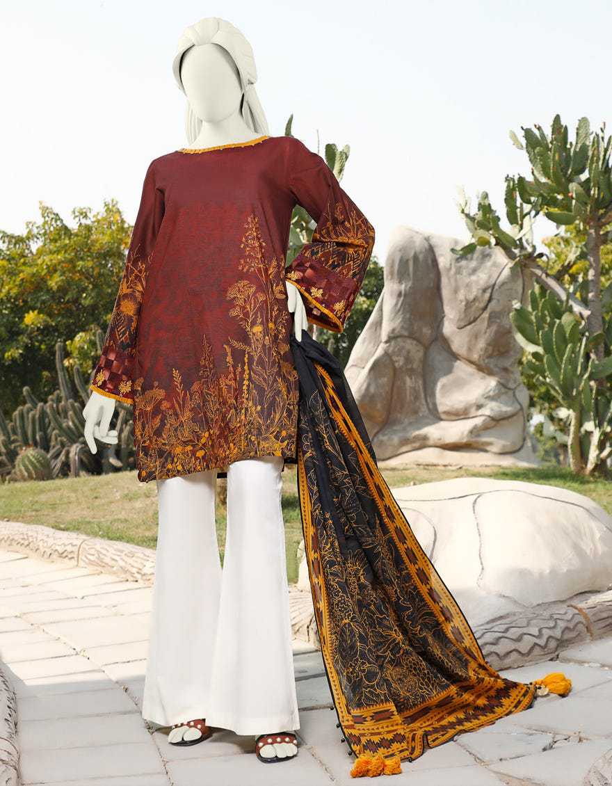 Junaid Jamshed JLAWN S JDS-21-1079 INSPIRATION Spring Summer 2021