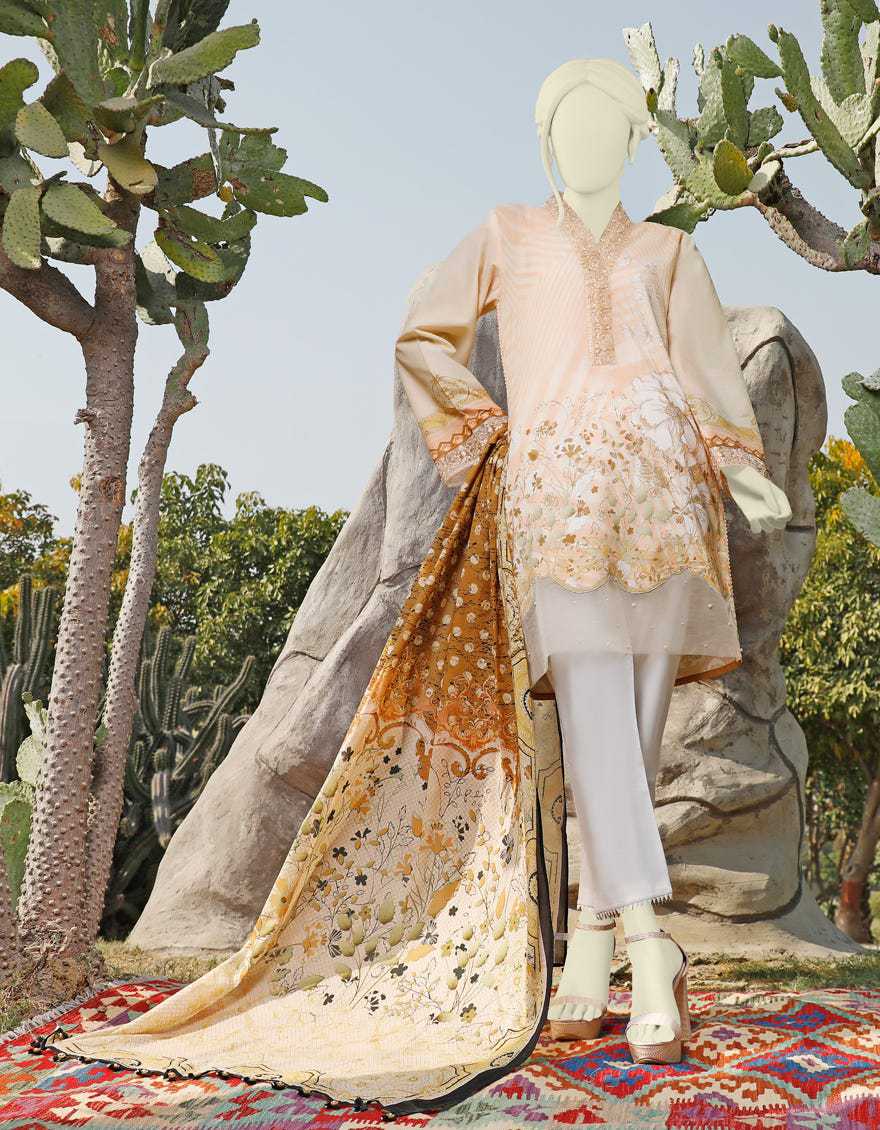 Junaid Jamshed JLAWN S JDS-21-1083 ILLUSION Spring Summer 2021