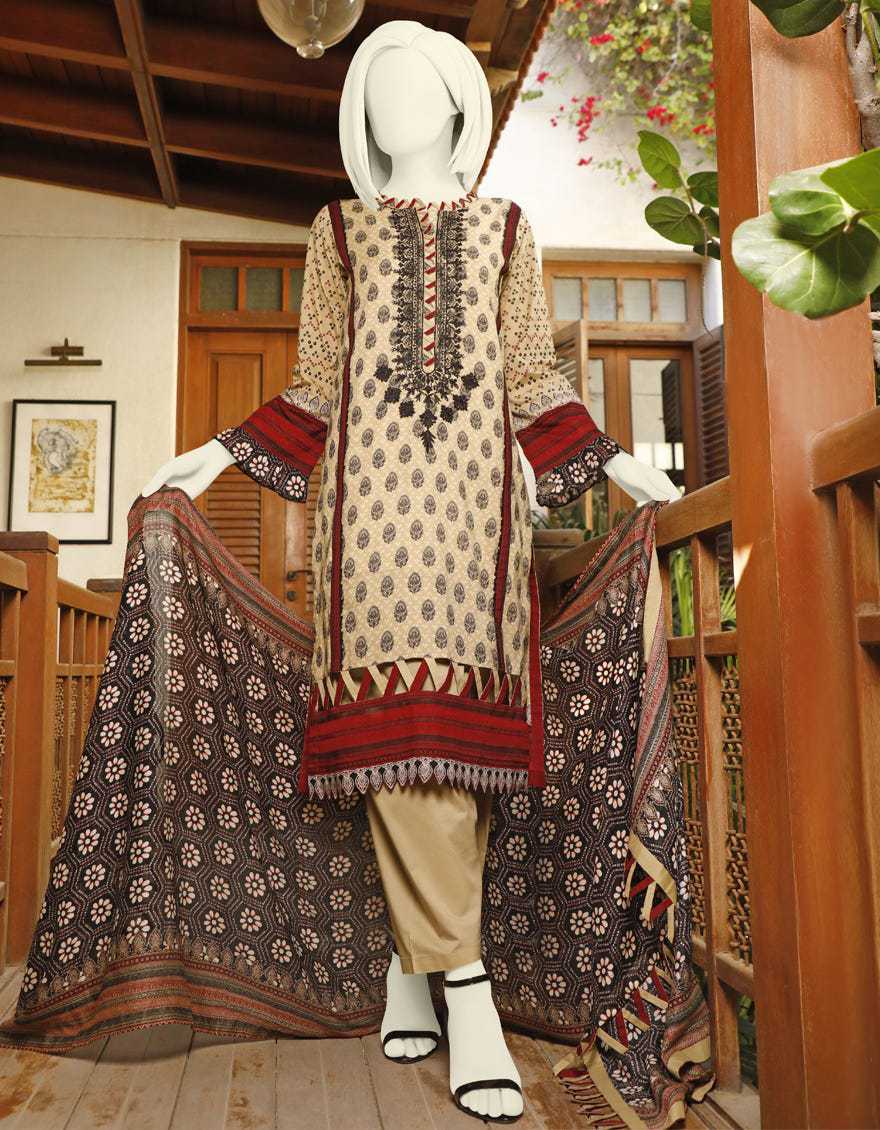 Junaid Jamshed JLAWN S-21-113 SEPHER Spring Summer 2021