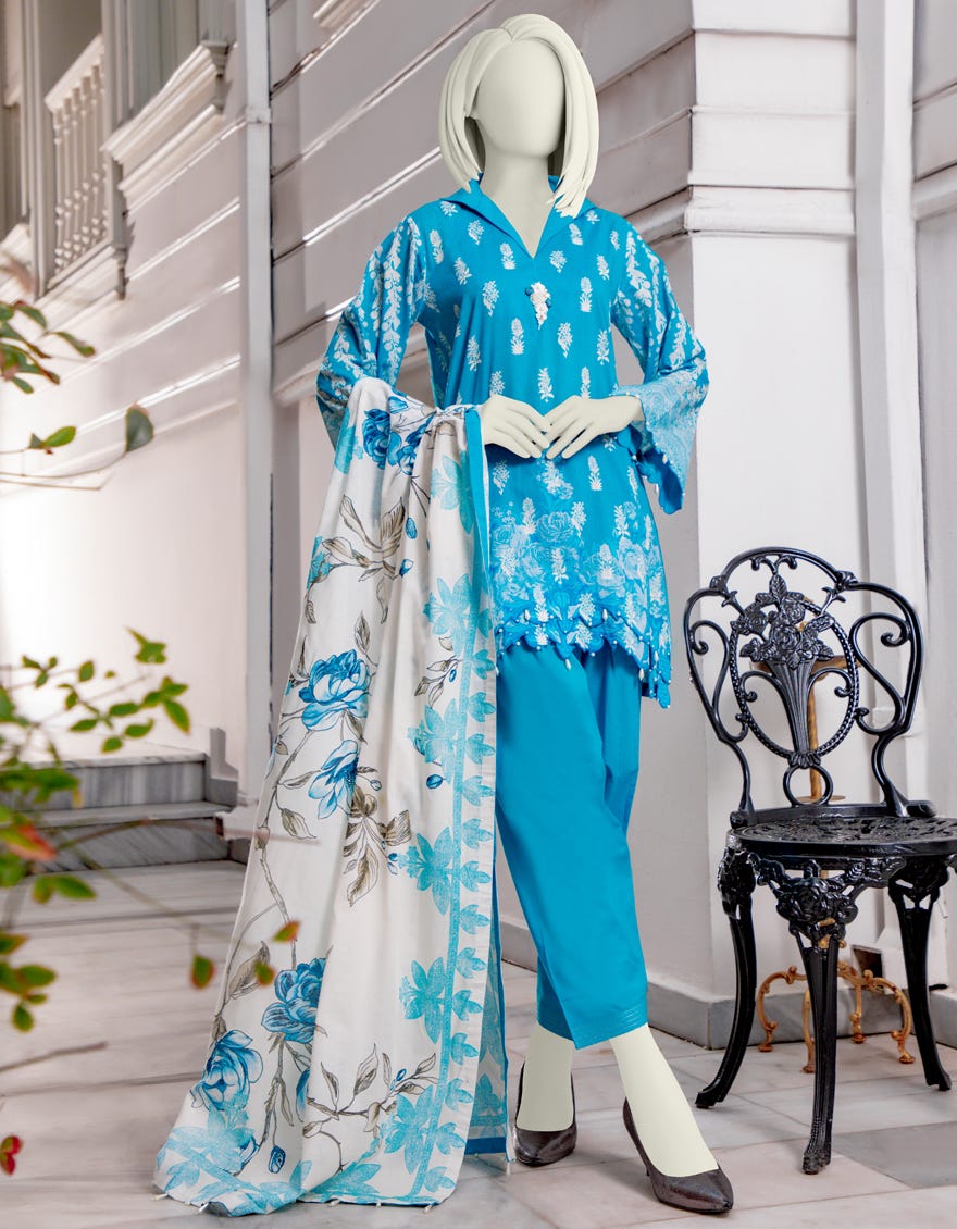 Junaid Jamshed JLAWN-S-21-187 Maneli Eid Collection 2021