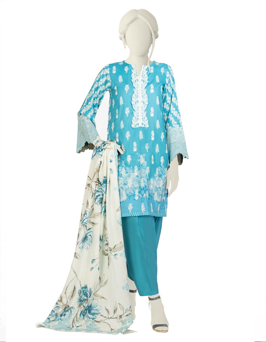 Junaid Jamshed JLAWN-S-21-187 S Maneli Eid Collection 2021