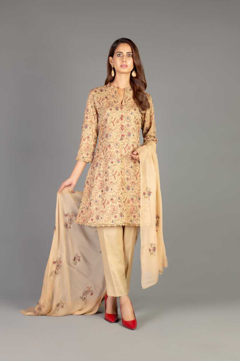 Bareeze Kashmiri Range Bnl1144 Beige Collection 2021