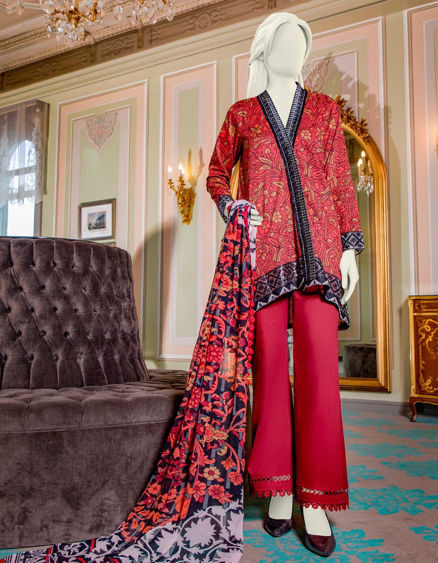 Junaid Jamshed JLAWN-S-21-706 Bilgah Eid Collection 2021
