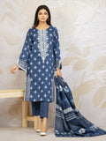Edenrobe EWU22V1 23552 Blue Khayal Summer Lawn 2022 Online Shopping