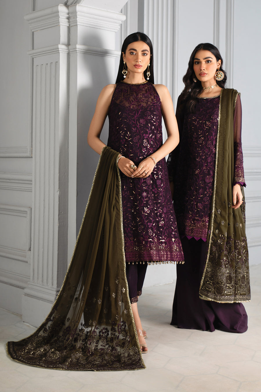 Zarif  Online Z 07 Sapphire Misaal Chiffon 2022 - Pakistani Branded Clothes