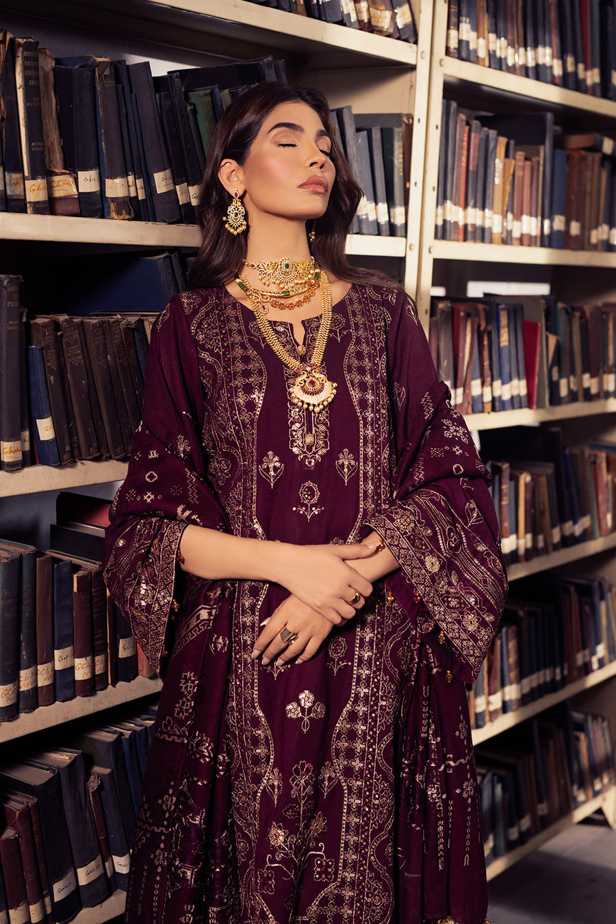 Nureh NEP-02 Embroidered Leather Peach 2022 Online Shopping