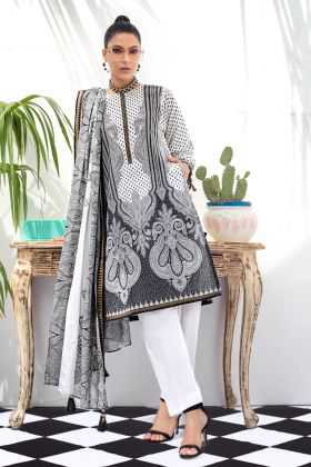 Gul Ahmed Printed Lawn Suit TLP-17 B 2020