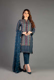 Bareeze Ethnic Legacy Ch3395 Navy Blue Collection 2021