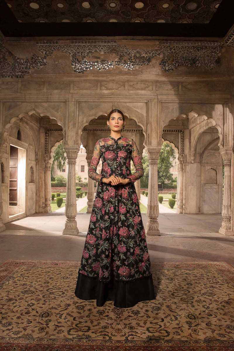 Bareeze Elegant Range Bnl489 Black Collection 2021