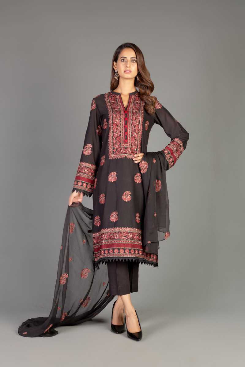 Bareeze Halb Ch3328 Black Collection 2021