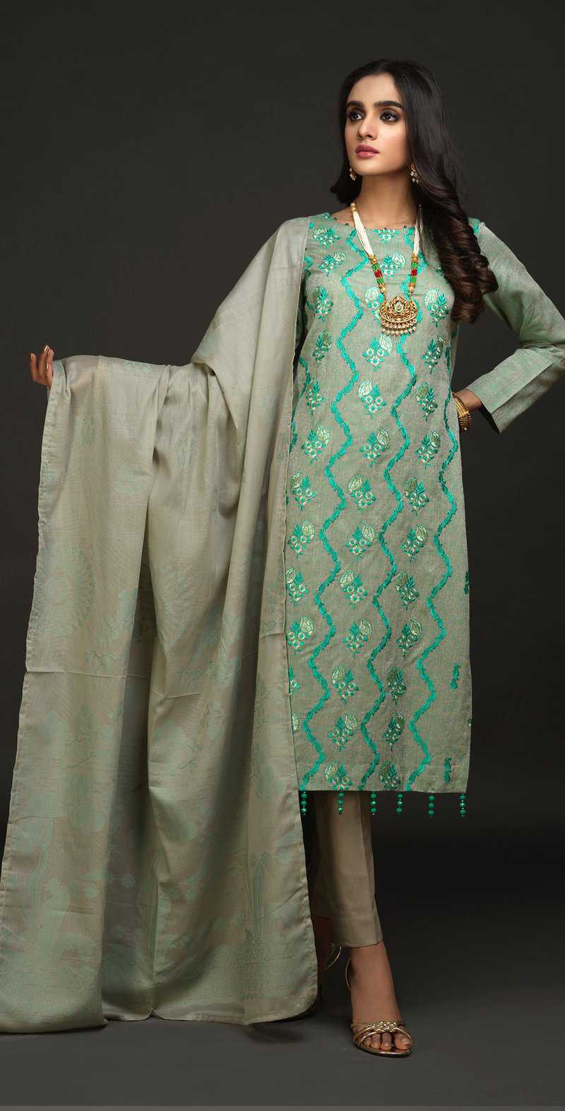 Salitex Lawn Jaquard Collection Vol 20 Design 483 2020 | Salitex Lawn