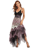 Ever-Pretty Women's Sleeveless Tea Length A-line Dress Lace Cocktail Dress 6212B