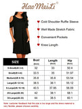 Short Sleeve Women's Cold Shoulder with Pockets Casual Swing T-Shirt Dresses