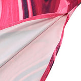Women 's Sexy Halter Rosy Printed Y2K V-Neck Dress Backless Long Dress E Girl Streetwear
