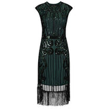 1920's Great Gatsby Costume Evening Cocktail Party Flapper Dress