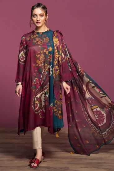 Nishat Linen 42001015 F Spring Summer Collection 2020 | Nishat Linen 2020