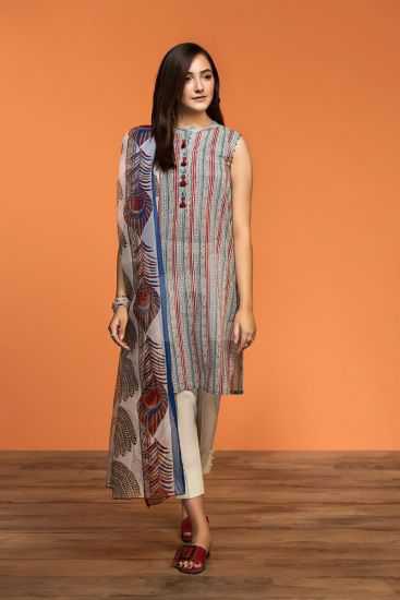 Nishat Linen 42001198 F Spring Summer Collection 2020 | Nishat Linen 2020