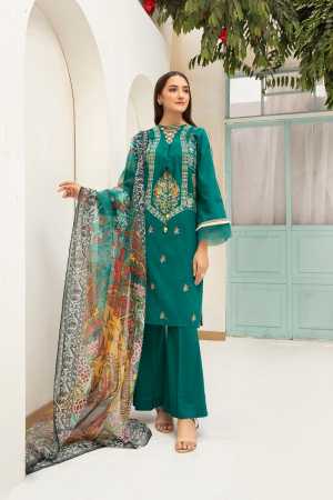 Nishat Linen 42101060 Digital Rejo Net Summer Vol 1 2021