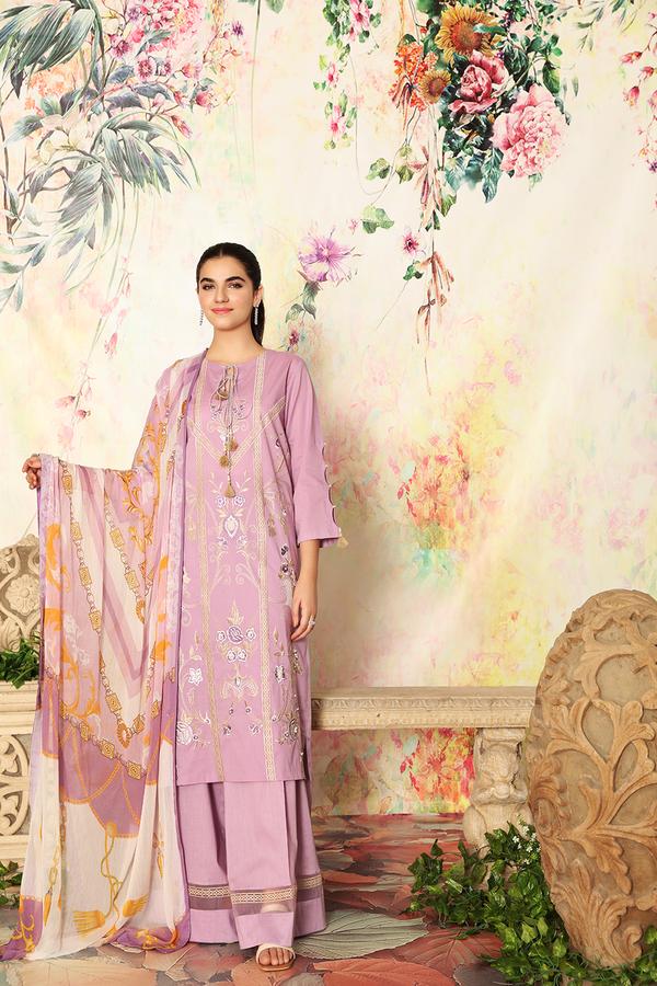 42101350 Crinkle Chiffon Nishat Linen Summer Volume 2 2021